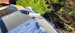 Roof Installation in Huntersville, NC  We are Roofing another job in Huntersville NC today. We use high-quality materials ice and water shield and drip edge to protect your home. We value our customers and protect their properties with the state-of-the-art system called Catchall tarp system. (2)
